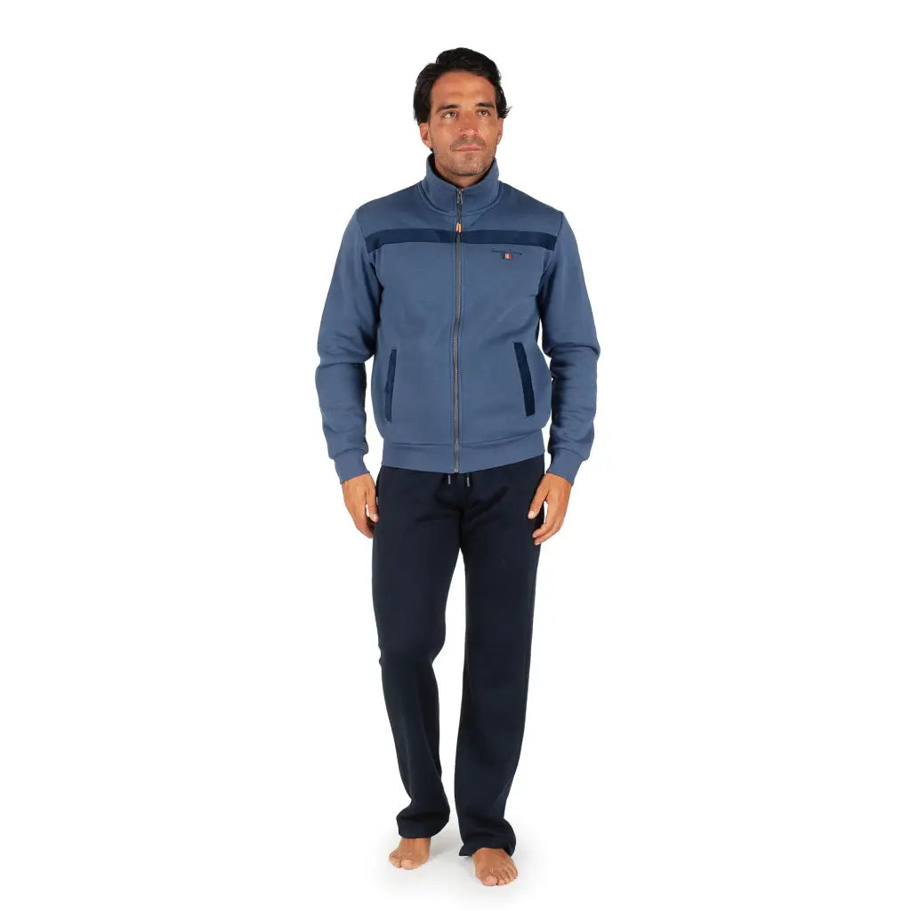 FRATELLI CAMPAGNOLO | Tuta uomo in cotone felpato con zip