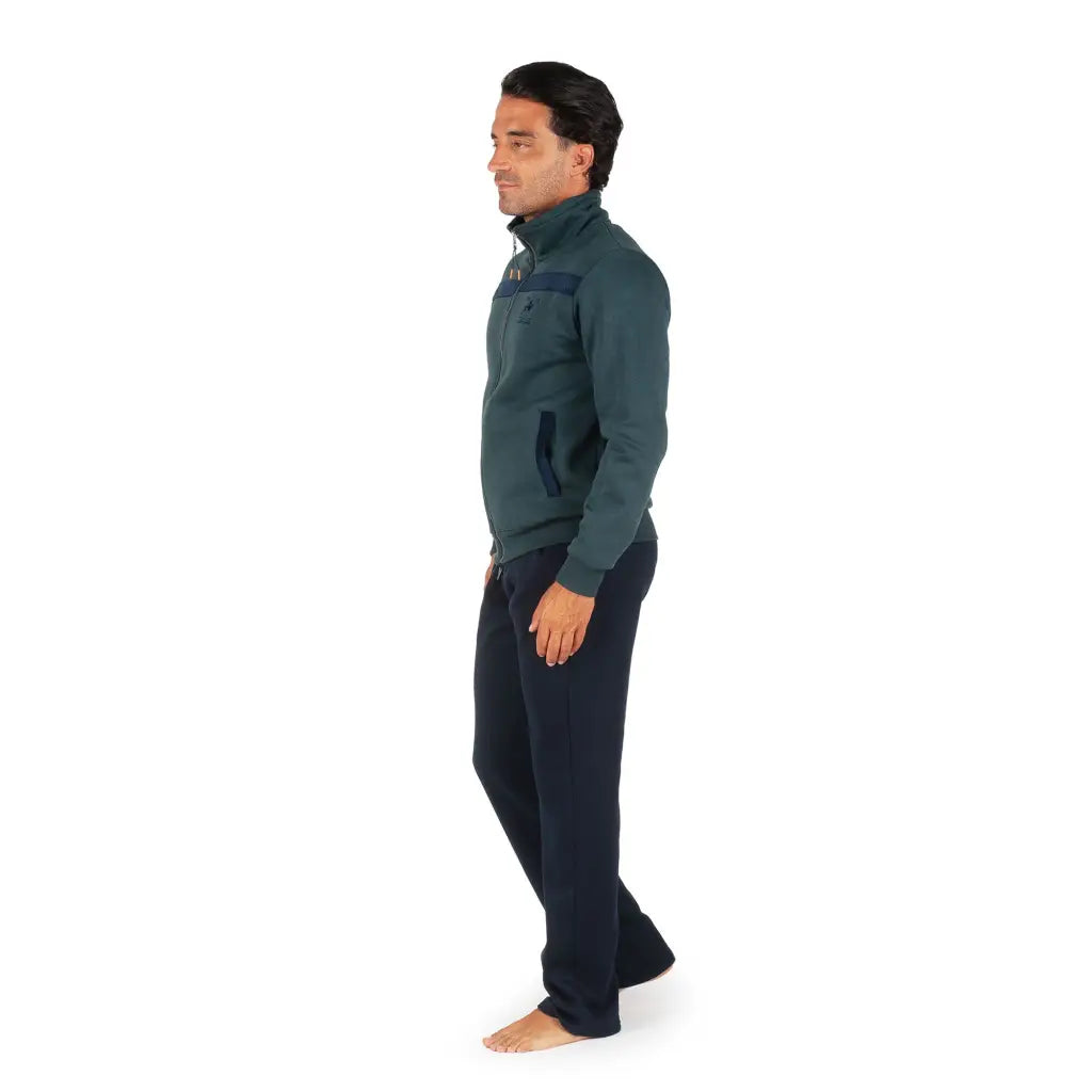 FRATELLI CAMPAGNOLO | Tuta uomo in cotone felpato con zip