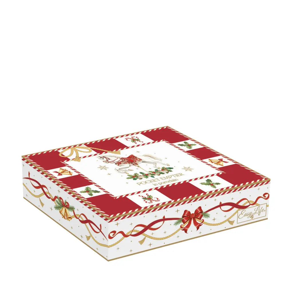 EASY LIFE | Vassoio multiuso in porcellana 14x11 cm