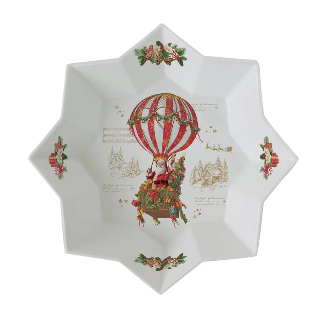 EASY LIFE | Vassoio sagomato a stella in porcellana