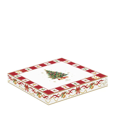 EASY LIFE | Vassoio sagomato ad abete in porcellana