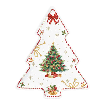 EASY LIFE | Vassoio sagomato ad abete in porcellana