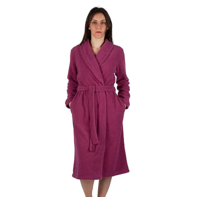 B&B | Vestaglia donna con cintura e collo a scialle in pile