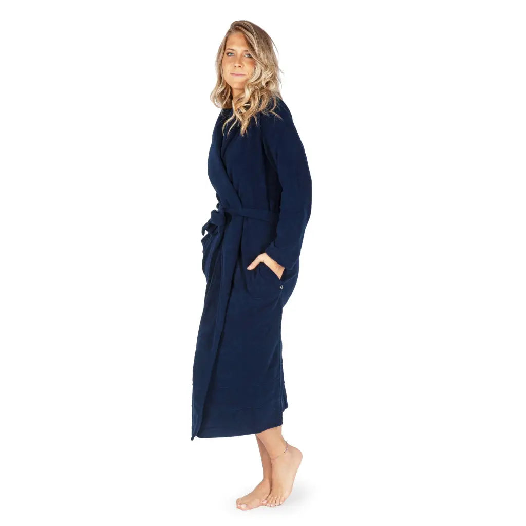 MARYPLAID - MARYHOME | Vestaglia donna lunga con collo