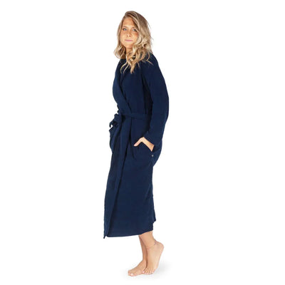MARYPLAID - MARYHOME | Vestaglia donna lunga con collo