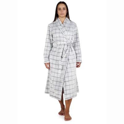 MARYPLAID - MARYHOME | VESTAGLIA DONNA LUNGA CON COLLO