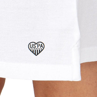 U.S. POLO ASSN. | Abito donna smanicato con colletto a polo