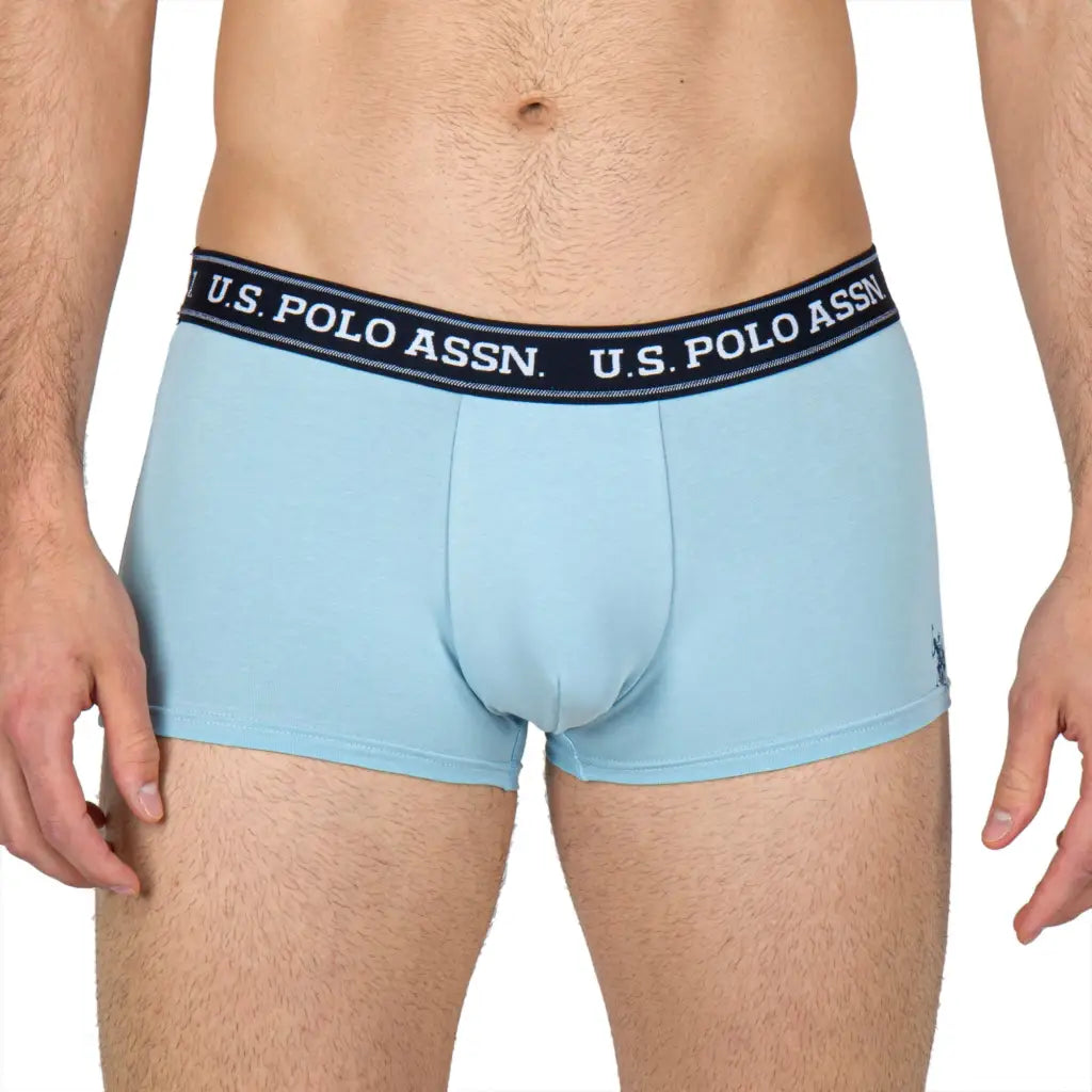U.S. POLO ASSN. | Boxer in tinta unita in cotone