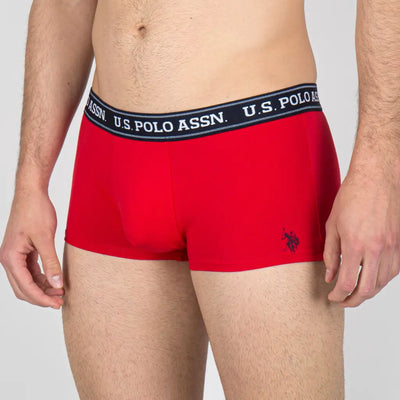 U.S. POLO ASSN. | Boxer in tinta unita in cotone
