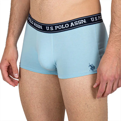 U.S. POLO ASSN. | Boxer in tinta unita in cotone