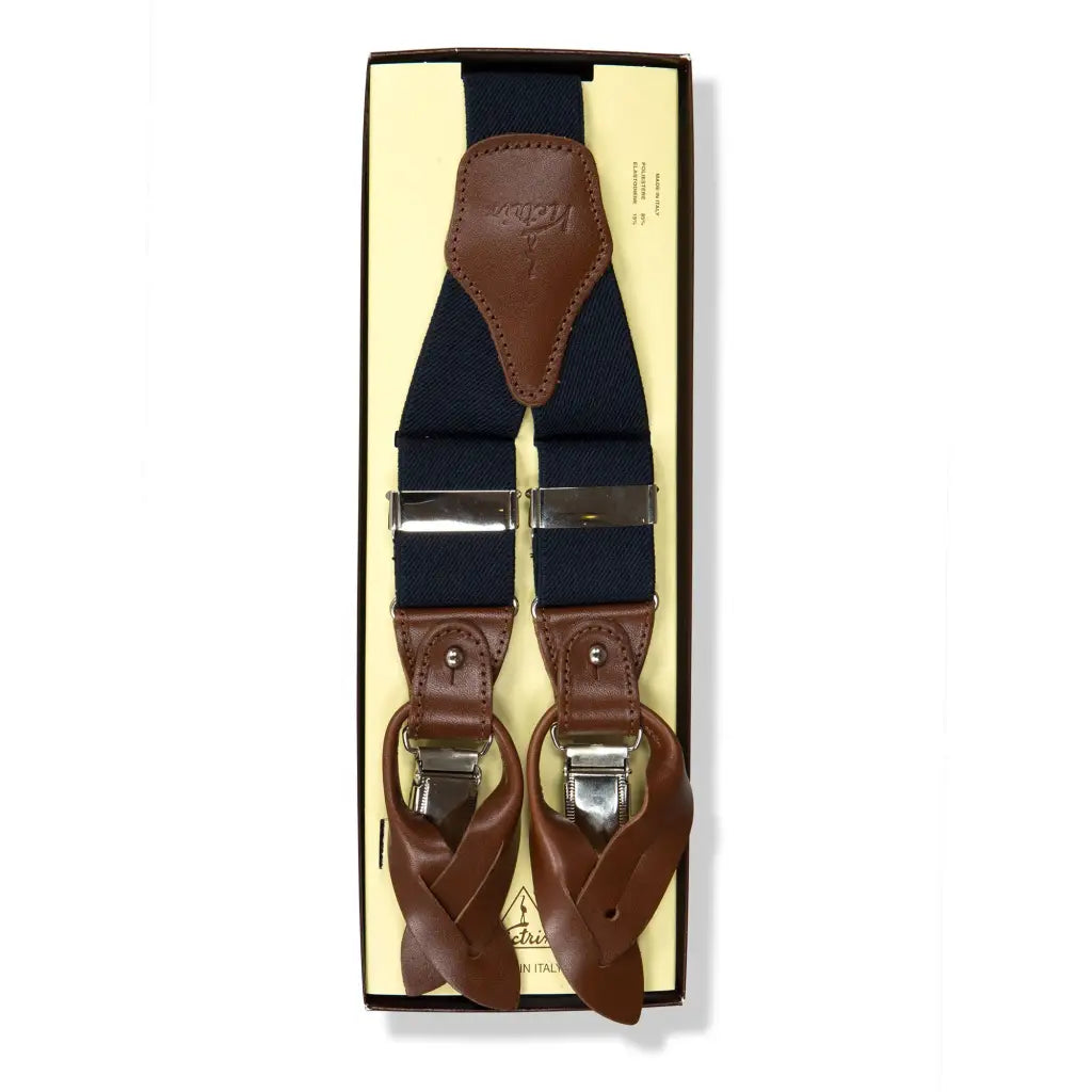 Cocoarm Bretelle Uomo con 4 Clip in Metallo Bratelle Regolabili ed