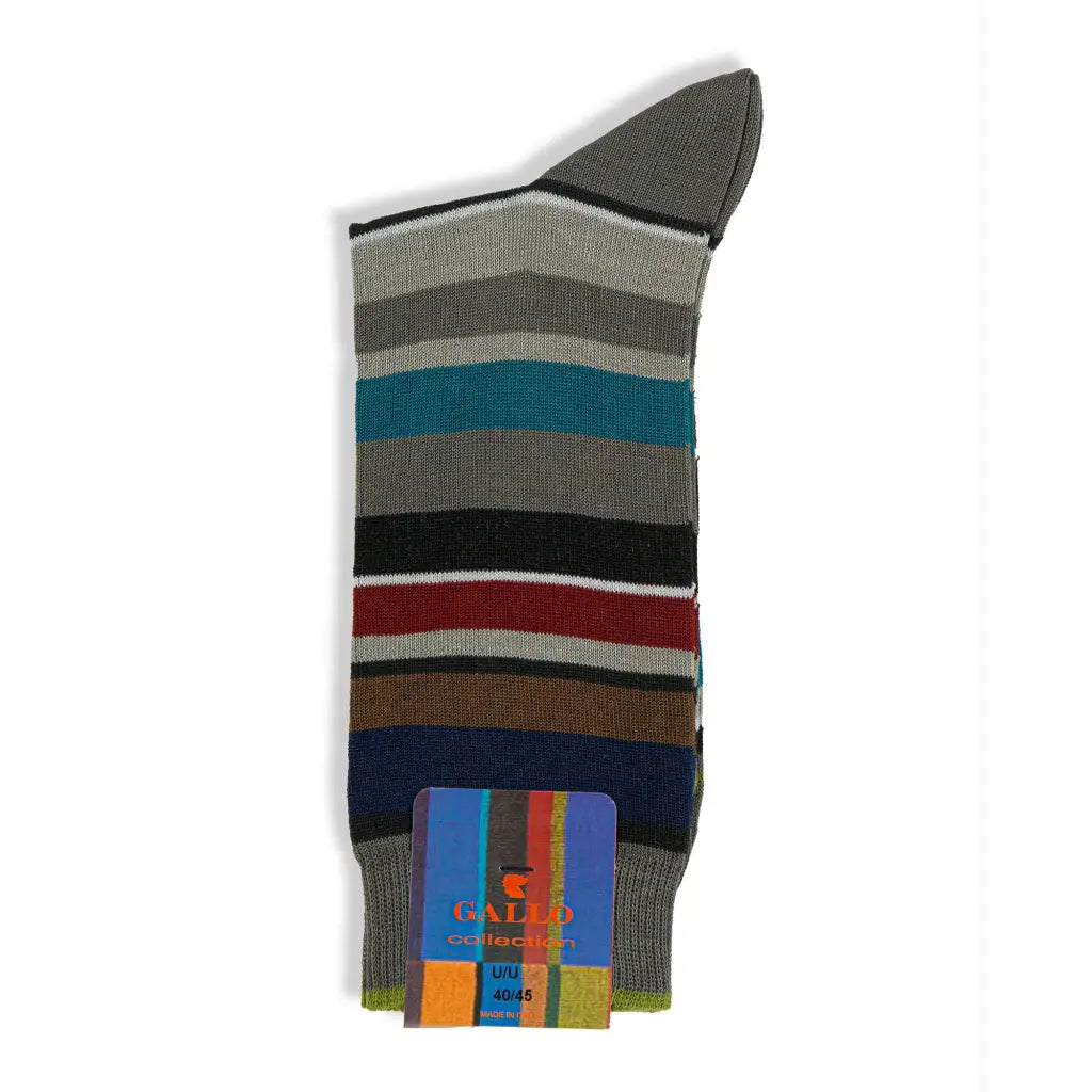 GALLO | Calzino corto uomo in fantasia Riga Multicolor in |