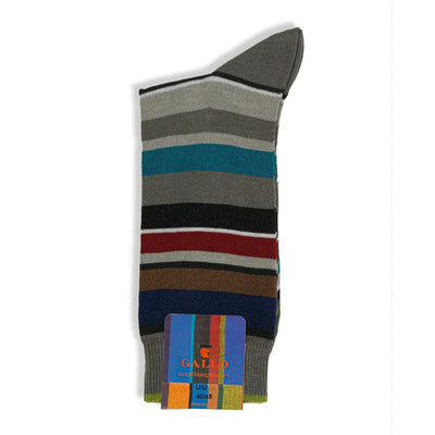 GALLO | Calzino corto uomo in fantasia Riga Multicolor in |