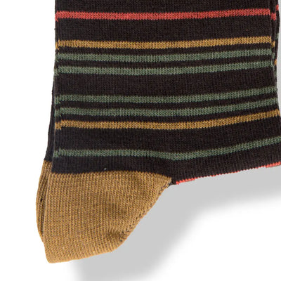 MARIOTTI LAB | Calzino lungo uomo in caldo cotone Millerighe