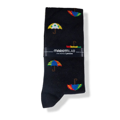 MARIOTTI LAB | Calzino lungo uomo in caldo cotone Umbrellas