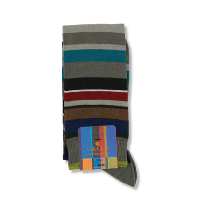 GALLO | Calzino lungo uomo in fantasia Riga Multicolor in |