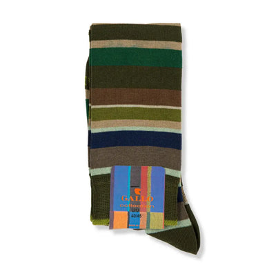 GALLO | Calzino lungo uomo in fantasia Riga Multicolor in |