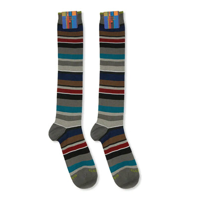 GALLO | Calzino lungo uomo in fantasia Riga Multicolor in