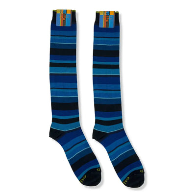 GALLO | Calzino lungo uomo in fantasia Riga Multicolor in