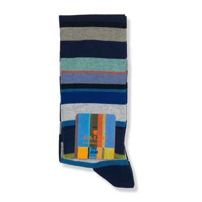 GALLO | Calzino lungo uomo in fantasia Riga Multicolor in |