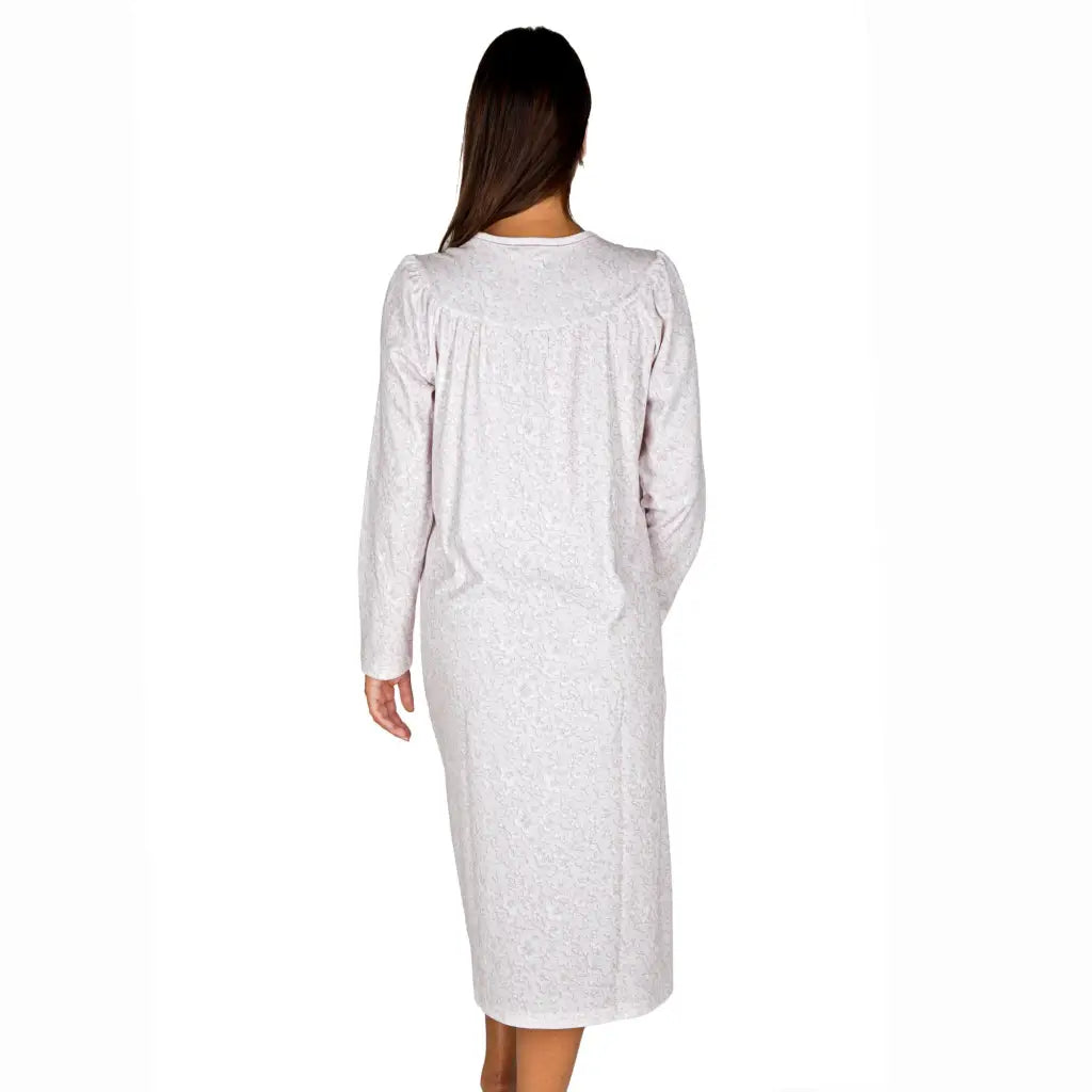 LINCLALOR | Camicia da notte donna a serafino a manica lunga