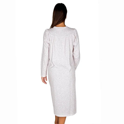 LINCLALOR | Camicia da notte donna a serafino a manica lunga