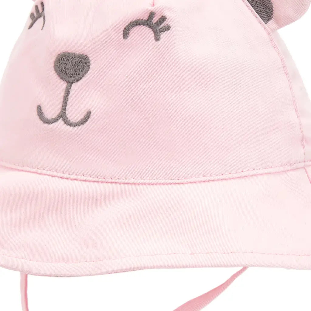 BOBOLI | Cappellino baby orsetto con chiusura sotto al mento