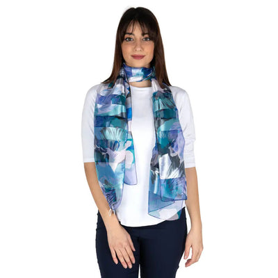 ZITA DEL FORTE | Foulard in fantasia Fiore | Zita del Forte