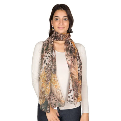 ZITA DEL FORTE | Foulard in voile in fantasia Pavon | Zita