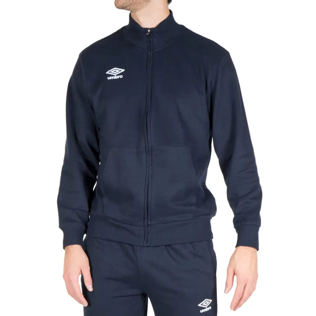 UMBRO | Giacca sportiva uomo con zip in caldo cotone
