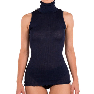 MARIOTTI LAB | Maglia sottogiacca donna a lupetto smanicato