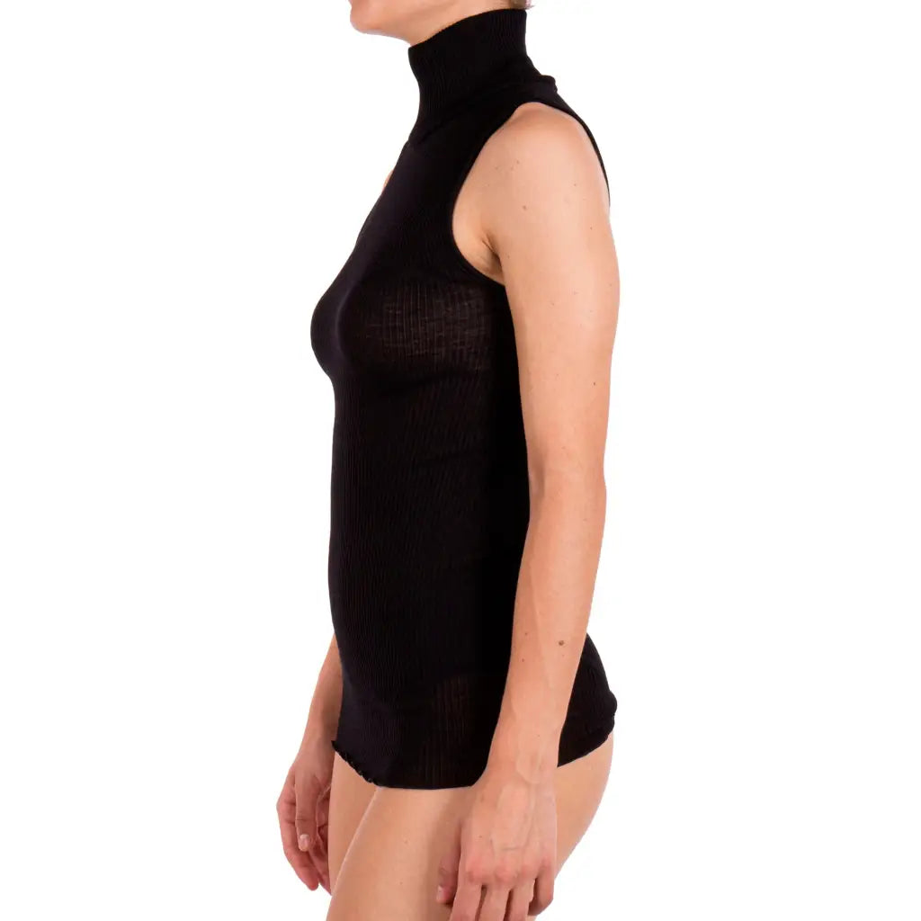 MARIOTTI LAB | Maglia sottogiacca donna a lupetto smanicato