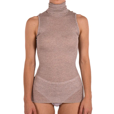 MARIOTTI LAB | Maglia sottogiacca donna a lupetto smanicato