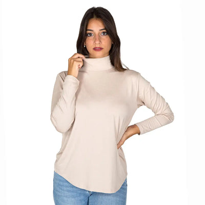 MARIOTTI LAB | Maglia sottogiacca donna lupetto a manica