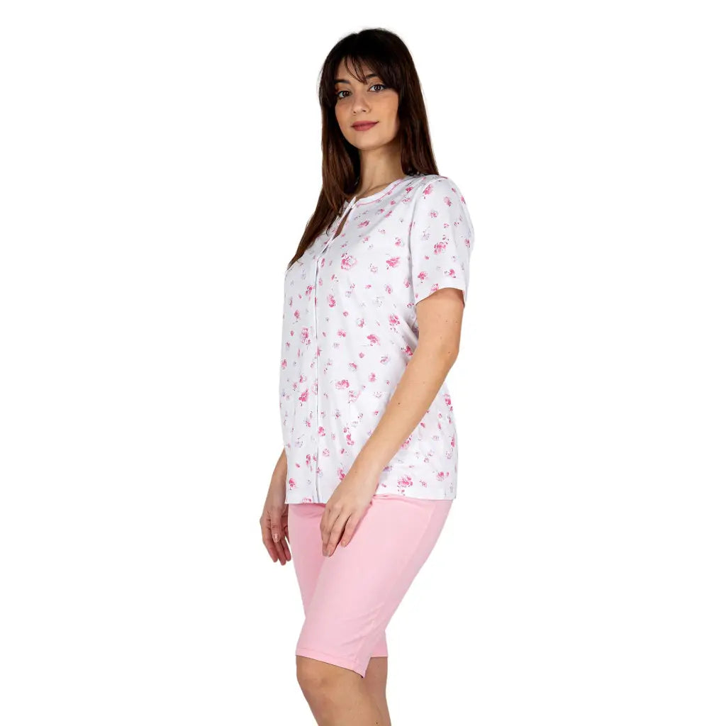 LINCLALOR | Pigiama donna aperto a mezza manica