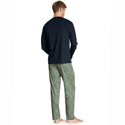 CALIDA | Pigiama uomo a serafino lungo in cotone Relax