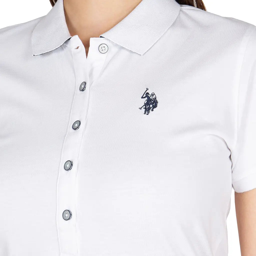 U.S. POLO ASSN. | Polo donna a mezza manica in cotone