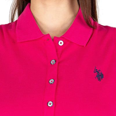 U.S. POLO ASSN. | Polo smanicata donna in cotone piquè