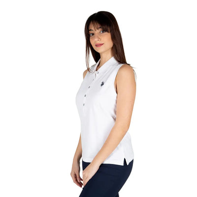 U.S. POLO ASSN. | Polo smanicata donna in cotone piquè Prim