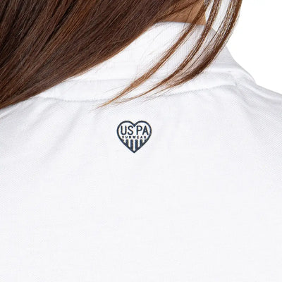 U.S. POLO ASSN. | Polo smanicata donna in cotone piquè Prim