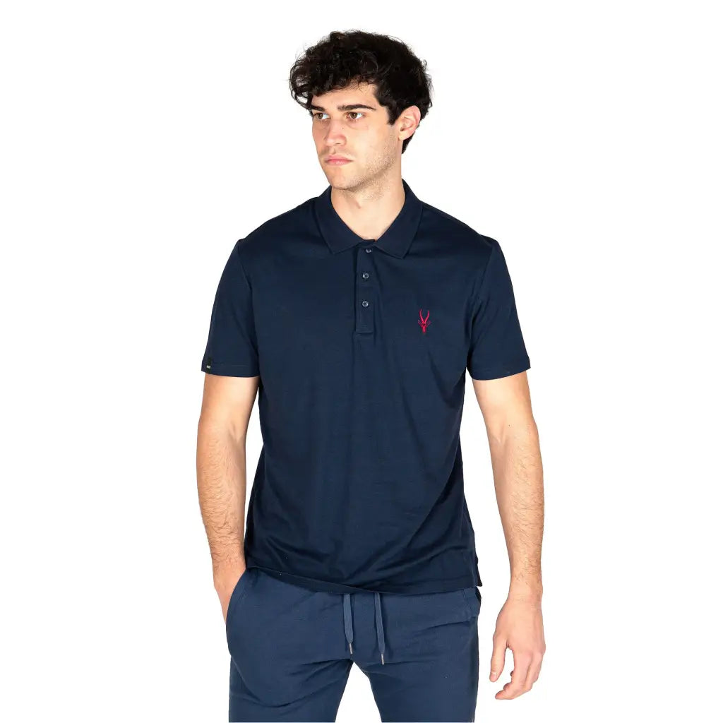 GRABS | Polo uomo a mezza manica in jersey di cotone