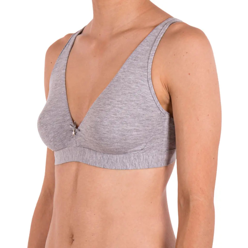 Si e lei reggiseno a triangolo alto con elastico sottoseno senza ferretto bio cotton Mariotti Lab Digital Store