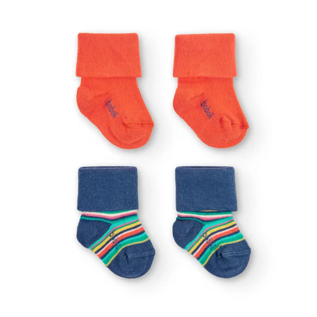BOBOLI | Set 2 paia di calzini da neonato Crazy Animals |
