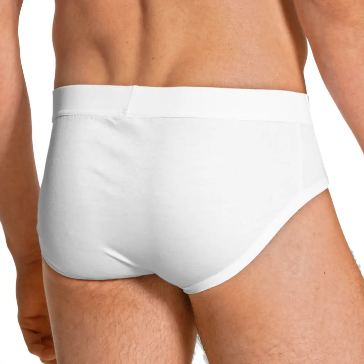 CALIDA Slip Uomo In Cotone Ed Elastan - Jersey Liscio, Vita Media, Collezione Cotton Code - Taglia 58/60