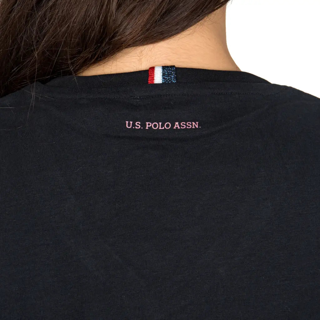U.S. POLO ASSN. | T-shirt donna a manica lunga con scollo