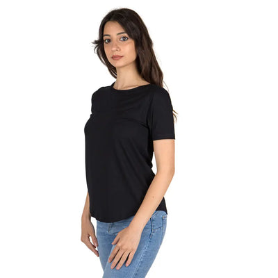 MARIOTTI LAB | T-shirt donna a mezza manica paricollo