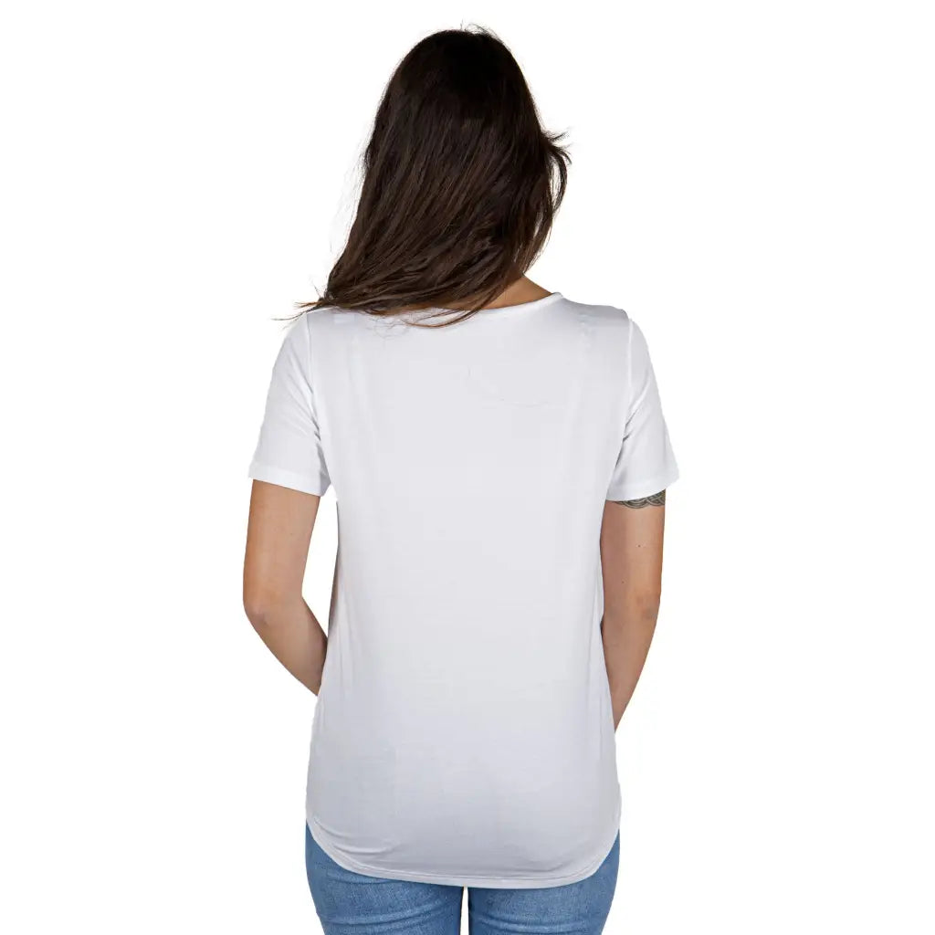 MARIOTTI LAB | T-shirt donna a mezza manica paricollo