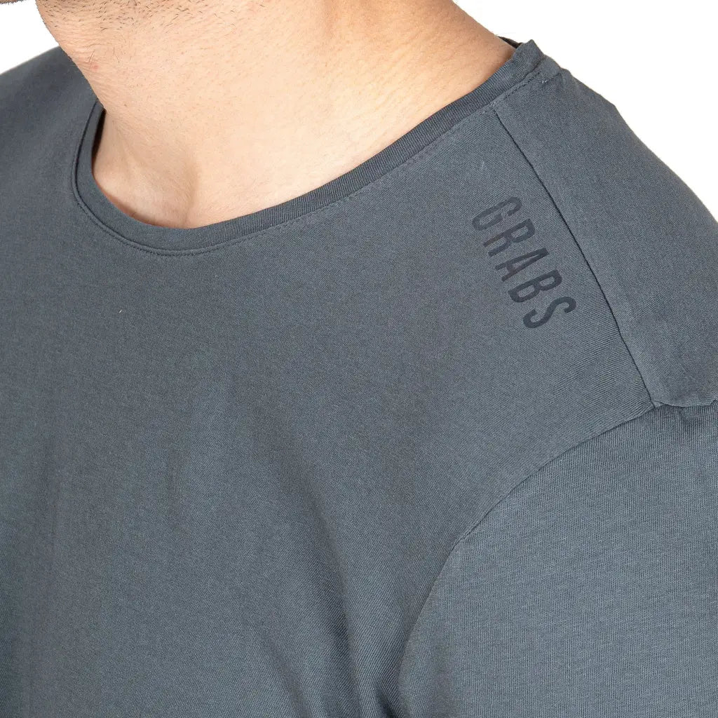 GRABS | T - Shirt uomo a manica lunga in cotone biologico