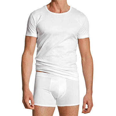 CALIDA | T-shirt uomo a mezza manica con paricollo in puro
