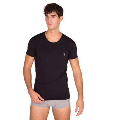 U.S. POLO ASSN. | T-shirt uomo a mezza manica paricollo in